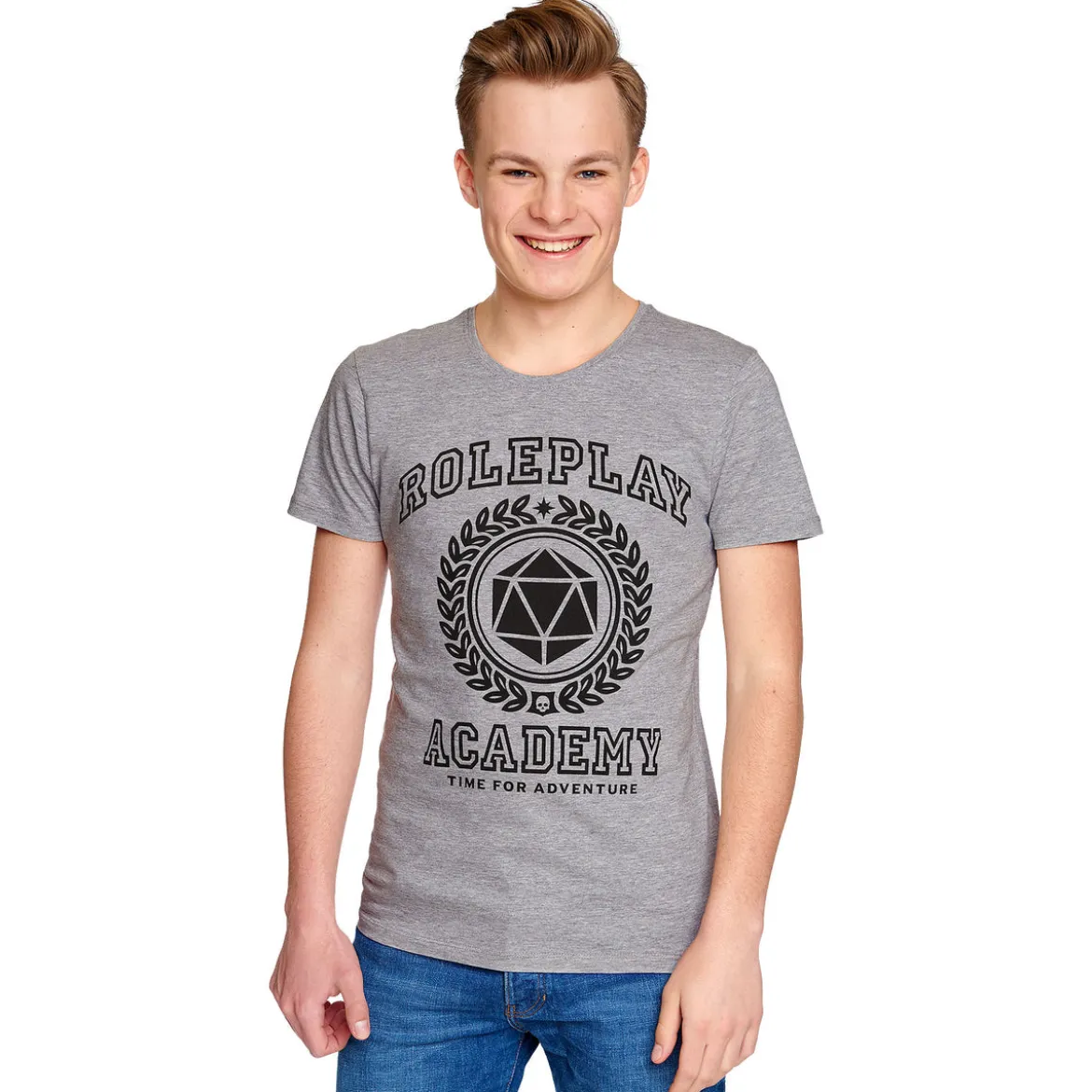 Roleplay Academy T-Shirt grau