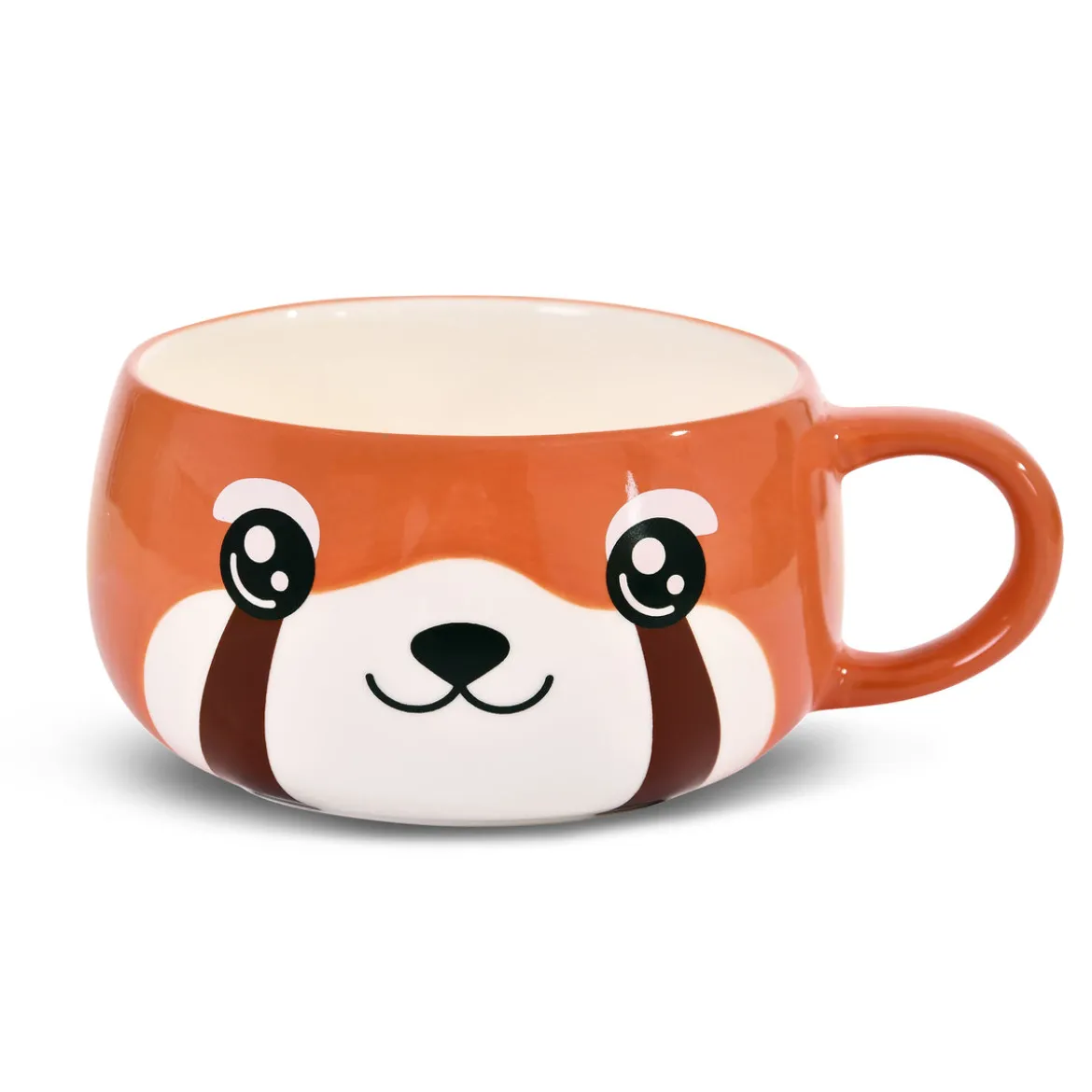 Roter Panda Kawaii Tasse mit Deckel für Anime Fans