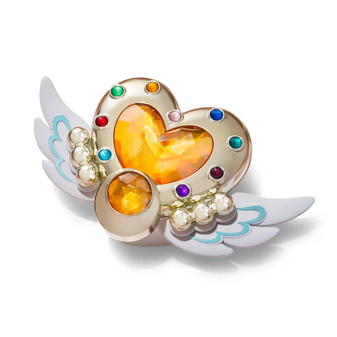 Sailor Moon - Cosmos Eternal Moon Verwandlungsbrosche mit Licht- und Soundeffekten