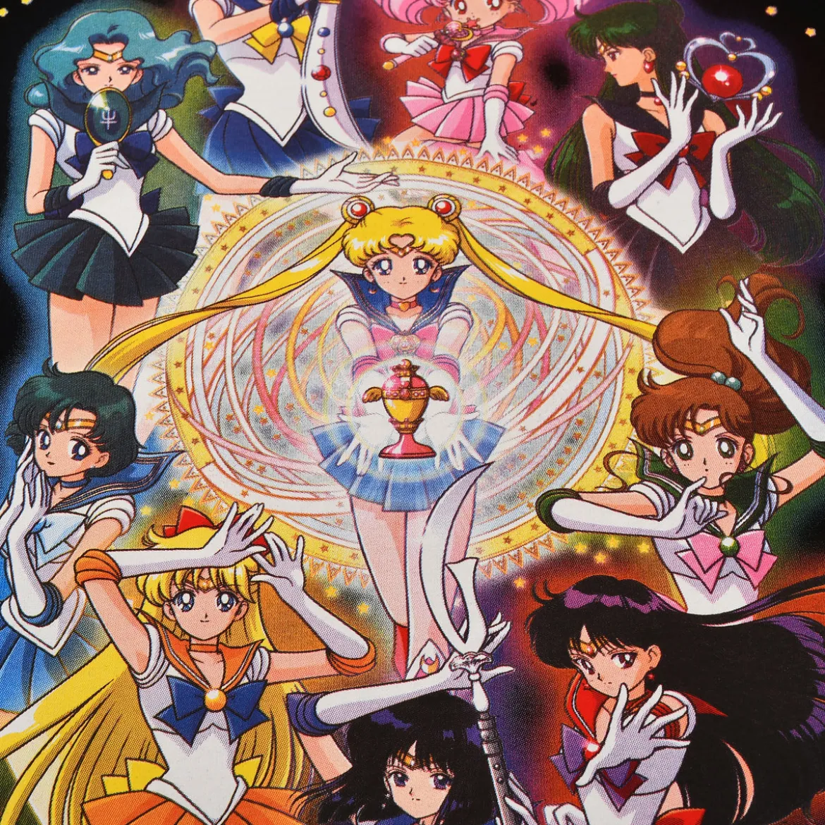 Sailor Moon - Crew T-Shirt schwarz
