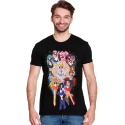 Sailor Moon - Crew T-Shirt schwarz