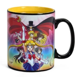 Sailor Moon - Group Thermoeffekt Tasse