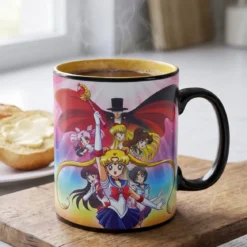 Sailor Moon - Group Thermoeffekt Tasse