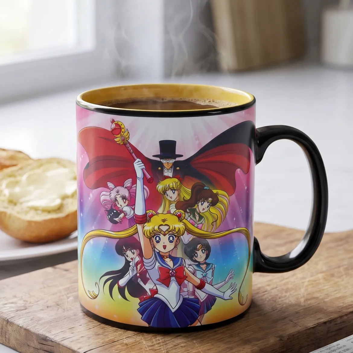 Sailor Moon - Group Thermoeffekt Tasse