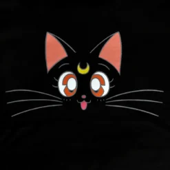Sailor Moon - Luna T-Shirt Damen schwarz