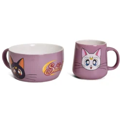 Sailor Moon - Luna und Artemis Frühstücksset