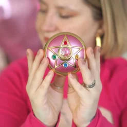 Sailor Moon - Mondkristall Verwandlungsbrosche mit Soundeffekten
