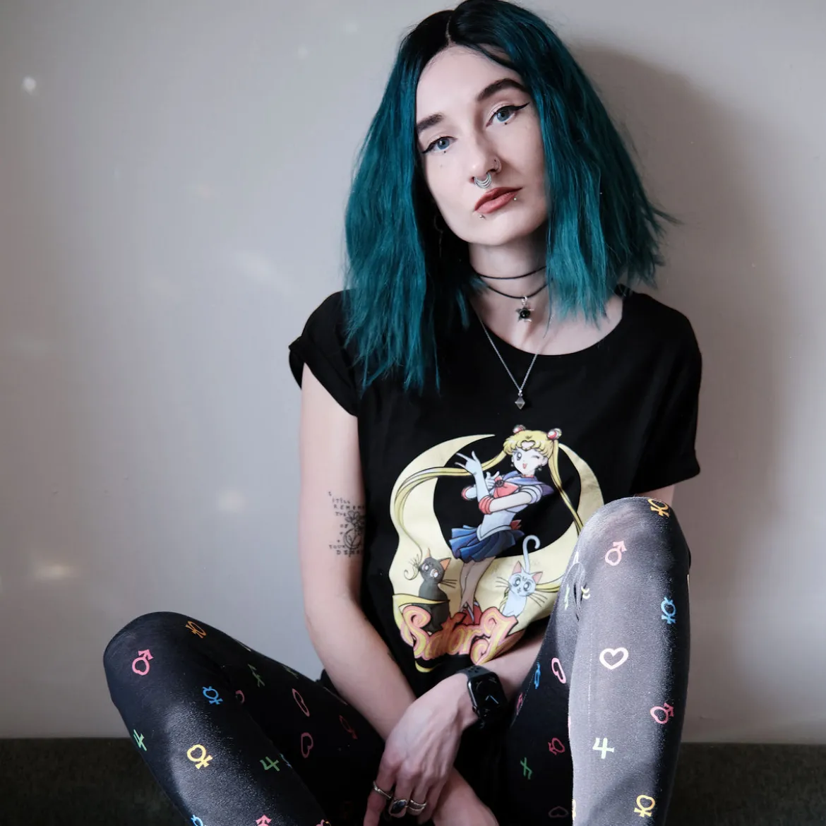 Sailor Moon - Pose T-Shirt Damen schwarz