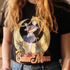 Sailor Moon - Pose T-Shirt Damen schwarz
