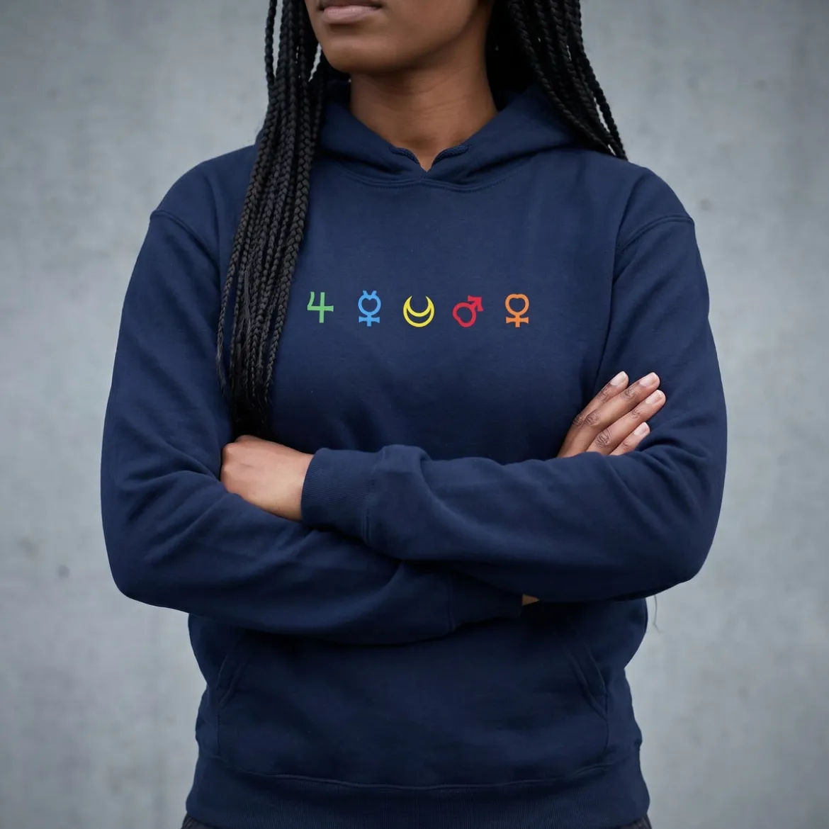Sailor Moon - Pretty Guardians Hoodie blau