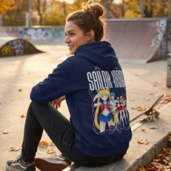 Sailor Moon - Pretty Guardians Hoodie blau