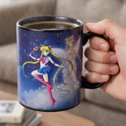 Sailor Moon - Sailor & Chibi Thermoeffekt Tasse