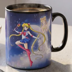 Sailor Moon - Sailor & Chibi Thermoeffekt Tasse