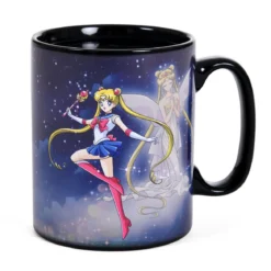 Sailor Moon - Sailor & Chibi Thermoeffekt Tasse