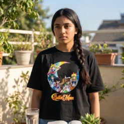 Sailor Moon - Sailor-Kriegerinnen T-Shirt Damen schwarz