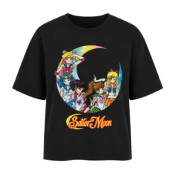 Sailor Moon - Sailor-Kriegerinnen T-Shirt Damen schwarz