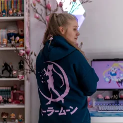 Sailor Moon - Silhouette Hoodie blau