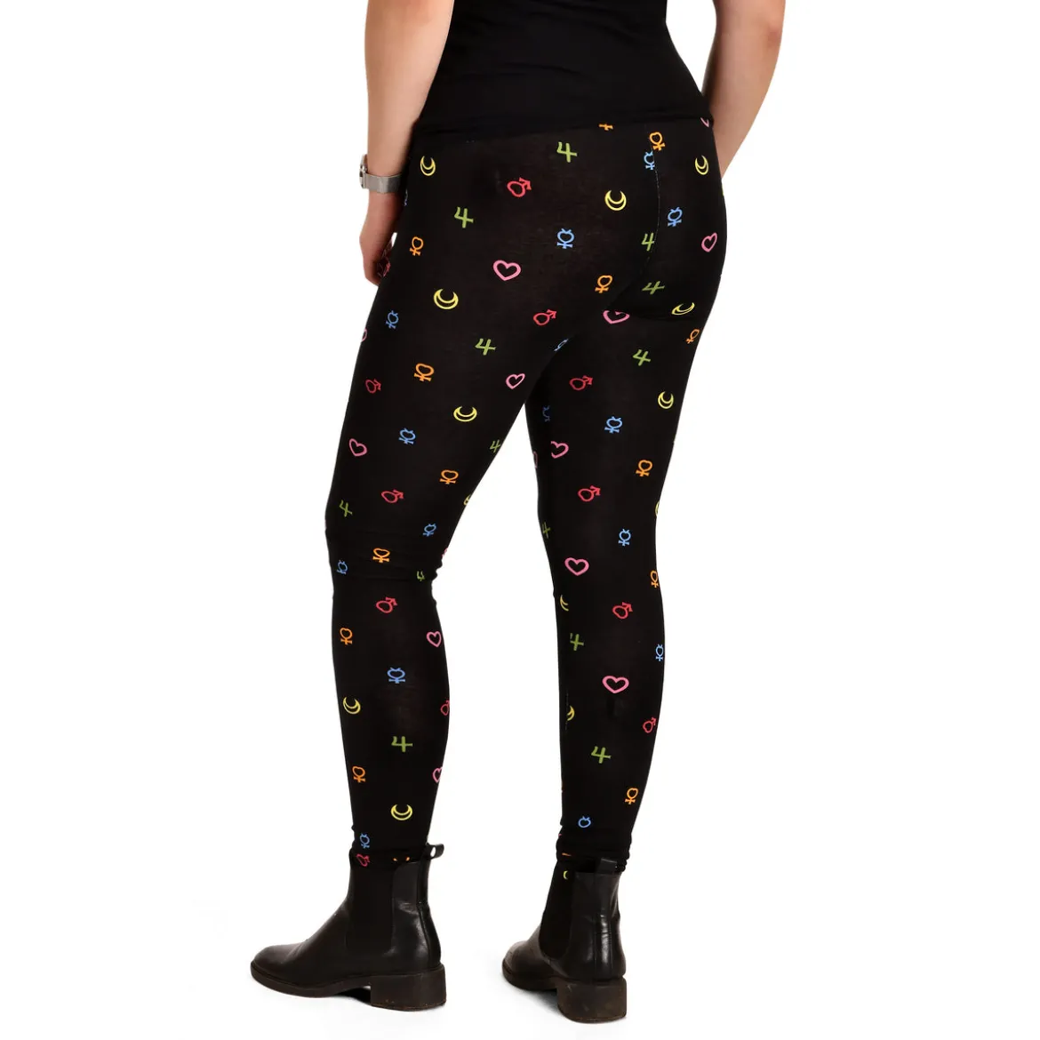 Sailor Moon Symbol Leggings schwarz