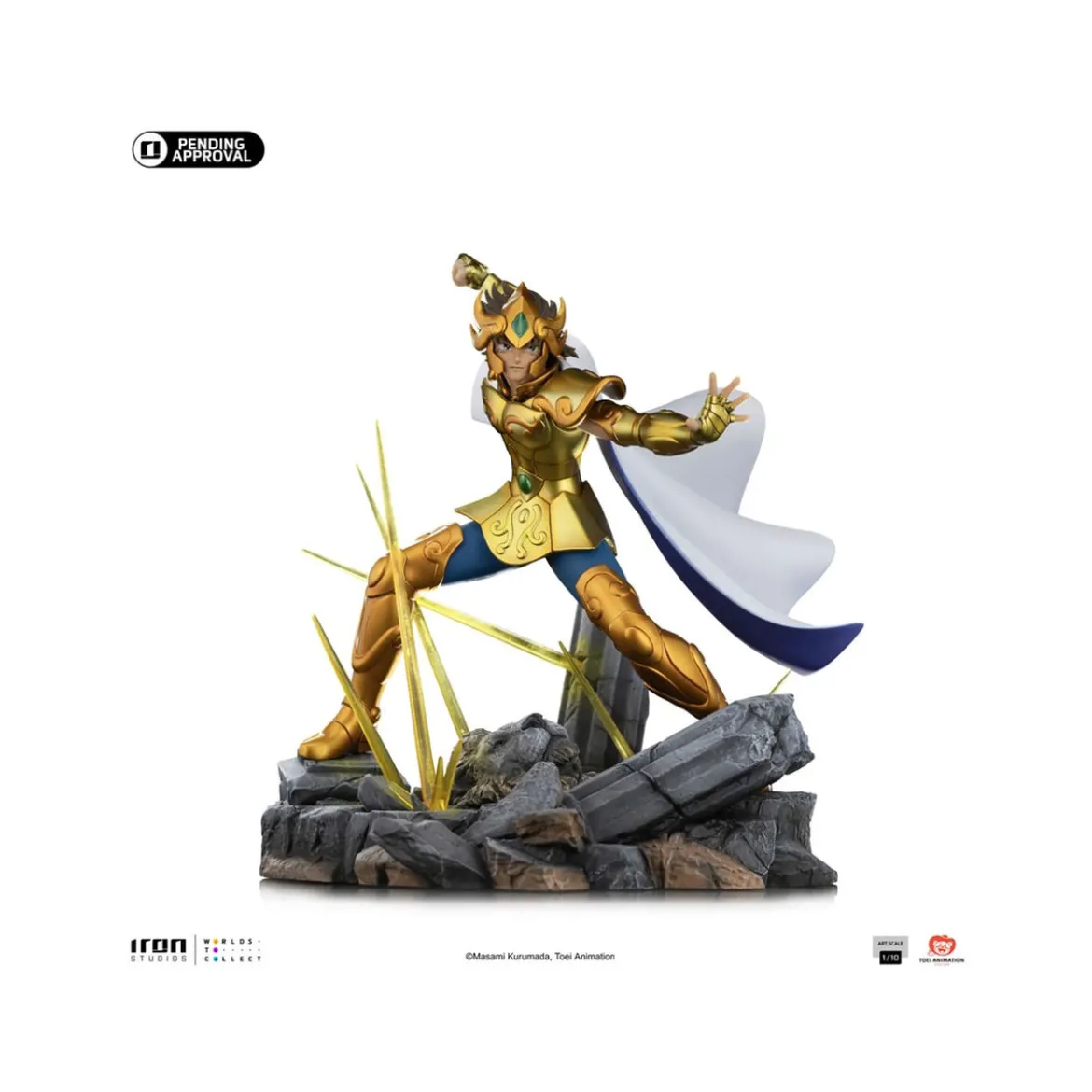 Saint Seiya Art Scale Statue 1/10 Leo Aiolia 24 cm