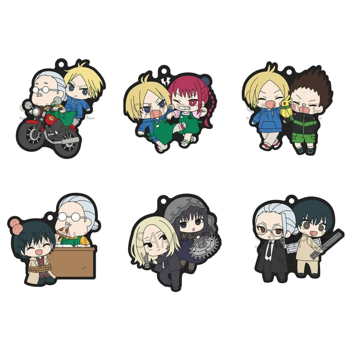 Sakamoto Days Rubber Mascot Buddycolle Gummi-Anhänger 7 cm Sortiment (6)