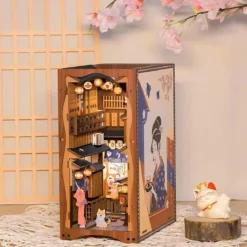 Sakura - Unter dem Sakura-Baum Book Nook Modell Bausatz Holz
