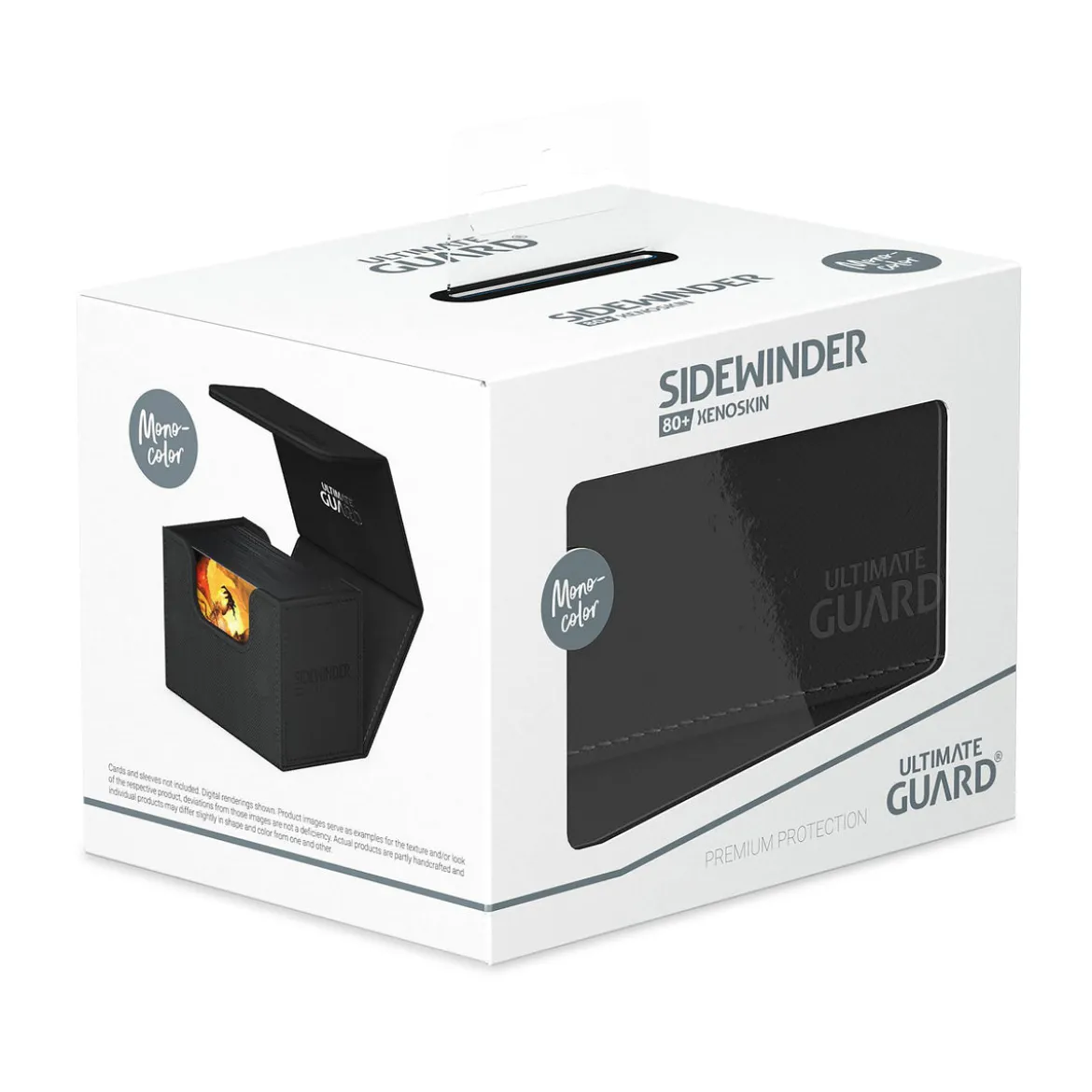 Sammelkartenbox Ultimate Guard schwarz für 80 Karten