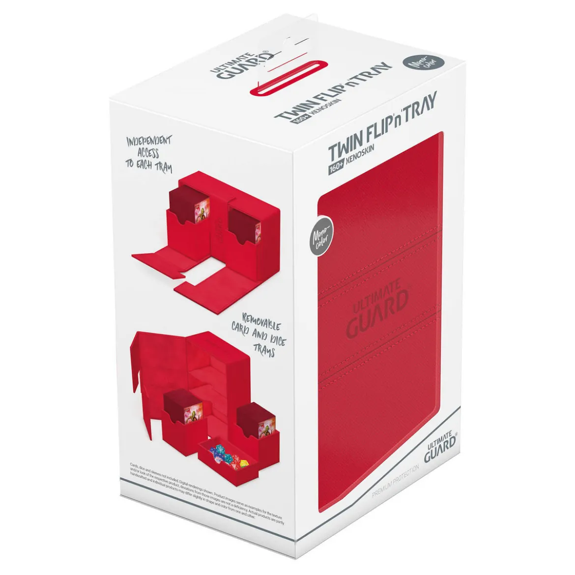 Sammelkartenbox Ultimate Guard 160+ rot