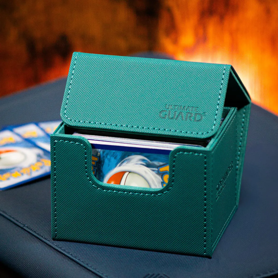 Sammelkartenbox Ultimate Guard 100+ petrol
