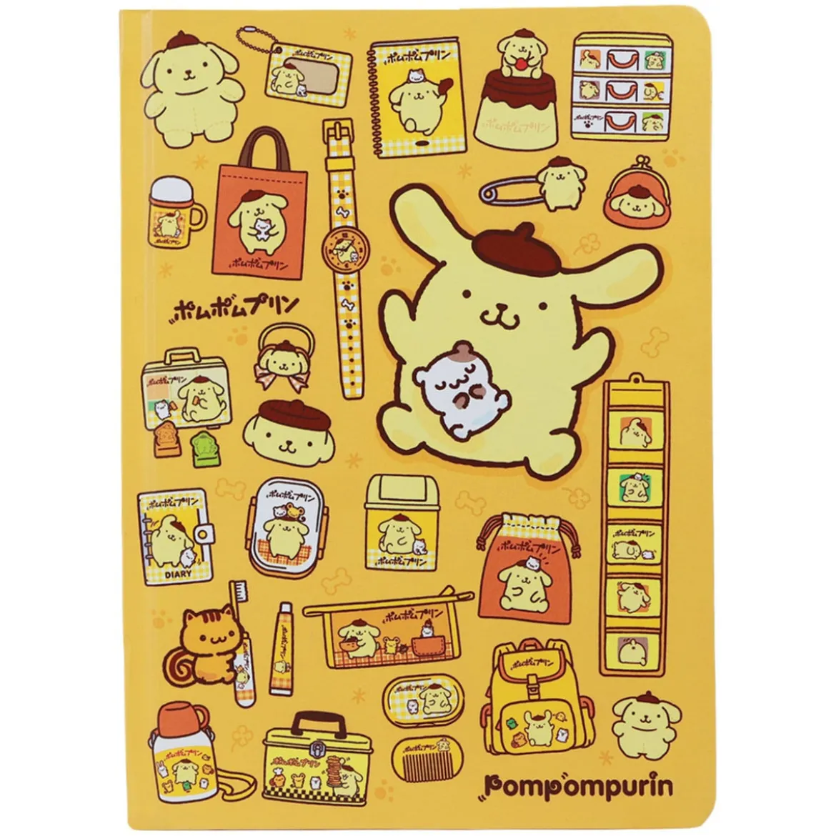 Sanrio A5 Notizbuch Pompompurin