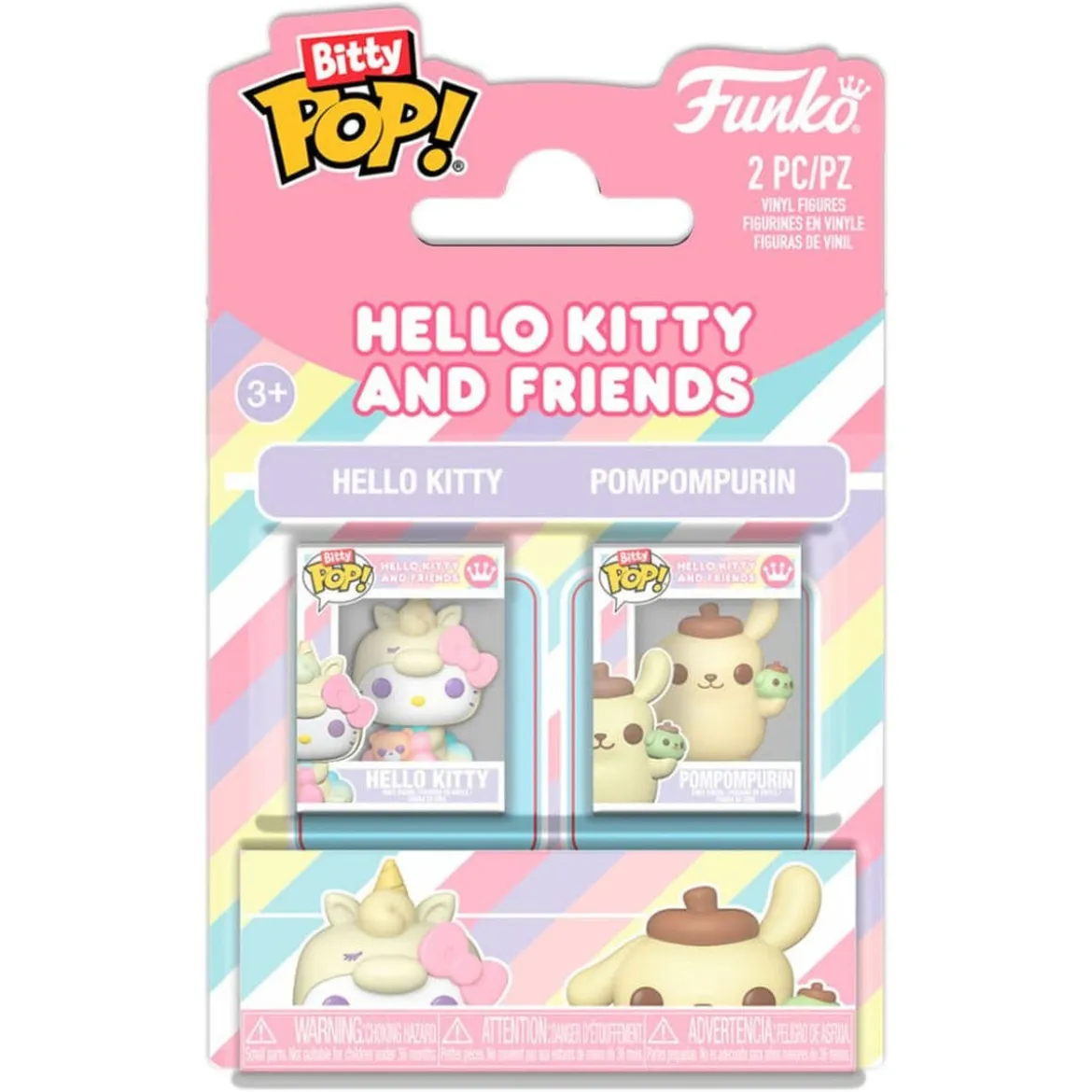 Sanrio Bitty POP! Vinyl Figuren 2er-Pack HK & PomPom 2 cm
