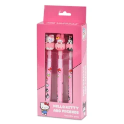 Sanrio - Hello Kitty and Friends Kugelschreiber mit Radierfunktion 3er Set