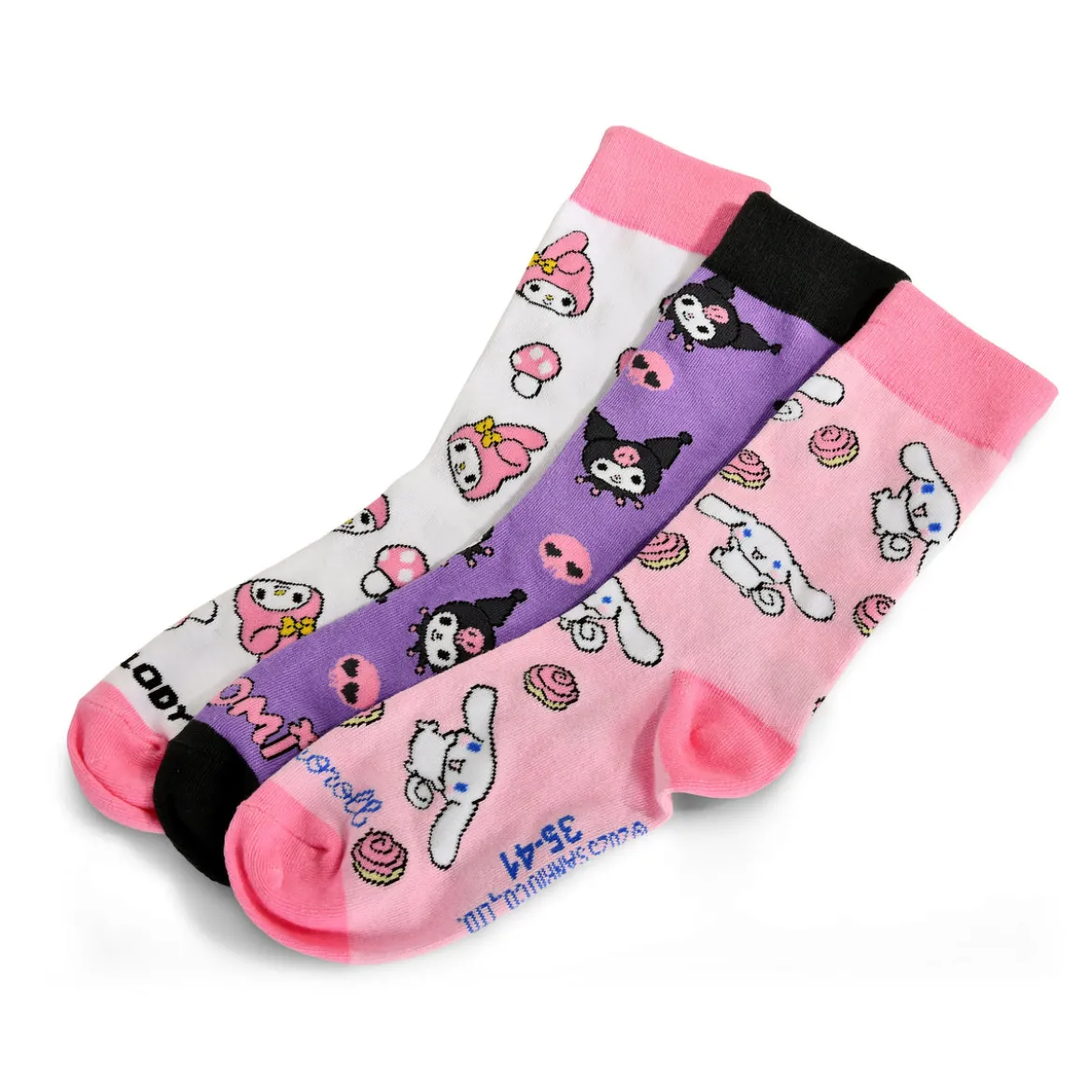 Sanrio - Hello Kitty and Friends Socken 3er Set in Geschenkbox