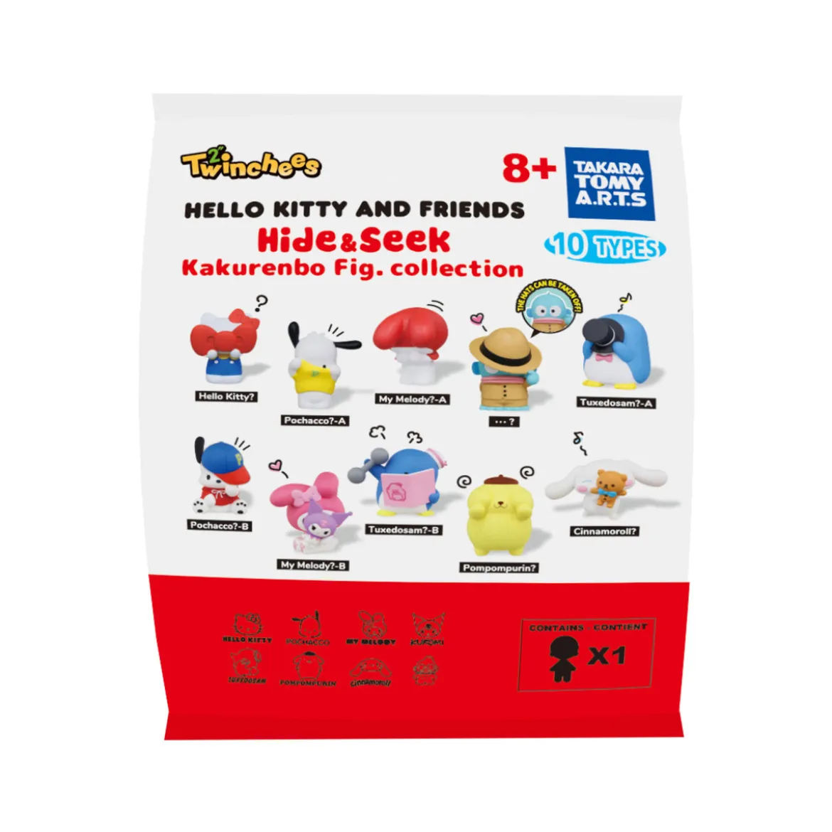 Sanrio - Hello Kitty & Friends Hide ´n´ Seek Mystery Twinchees Figur