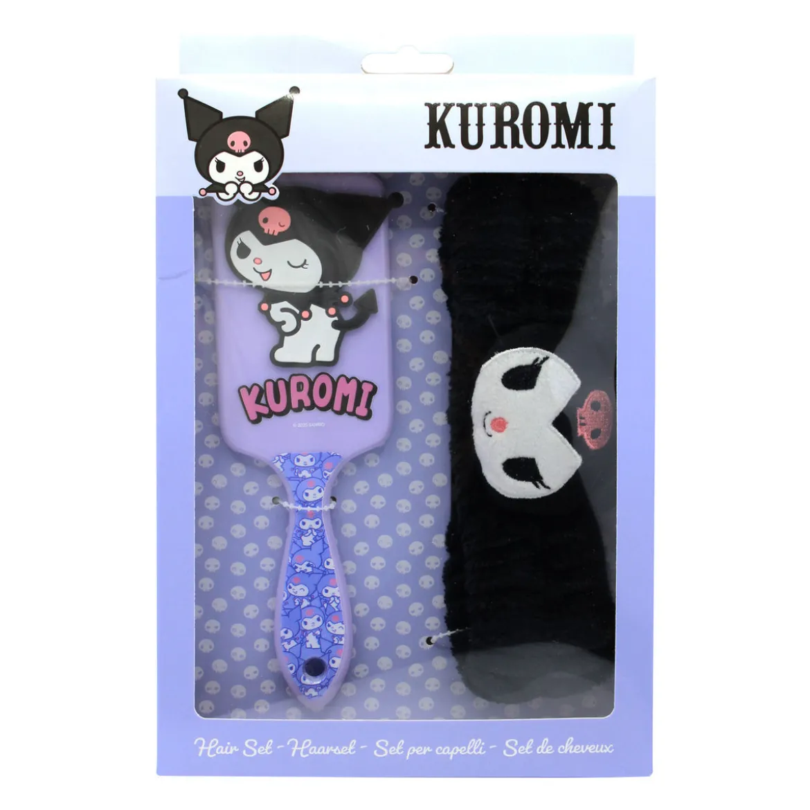 Sanrio - Kuromi Haarbürste und Haarband