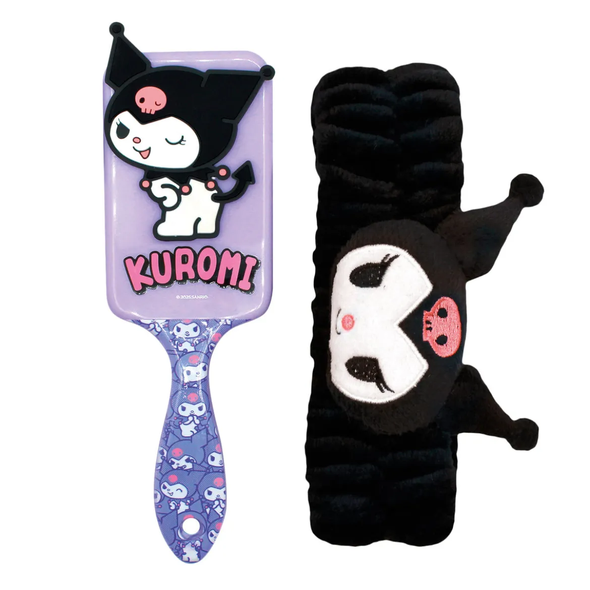 Sanrio - Kuromi Haarbürste und Haarband