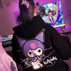 Sanrio - Kuromi Hoodie schwarz