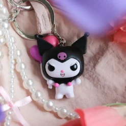Sanrio - Kuromi mit Luftballons Funko Pop Schlüsselanhänger