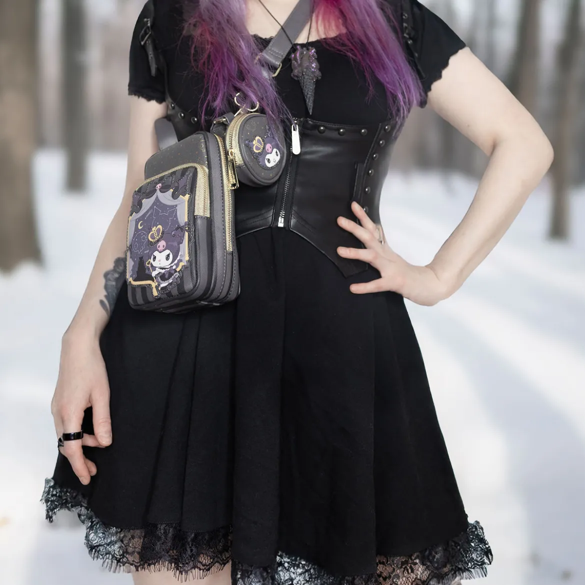 Sanrio - Kuromi 20th Anniversary Crossbody Tasche