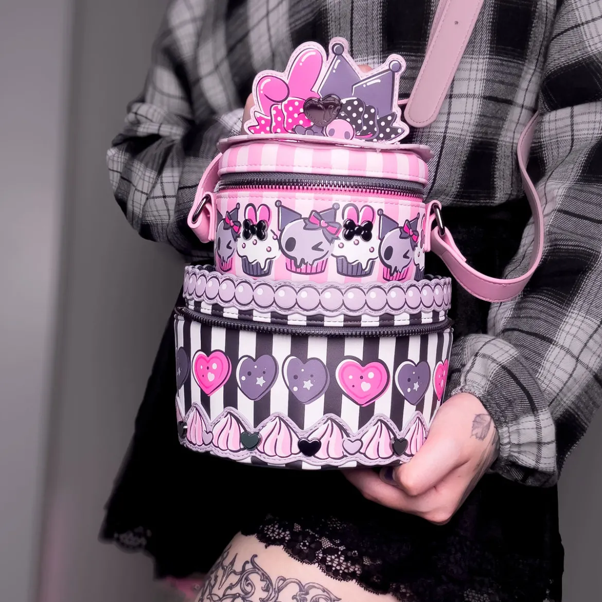 Sanrio - My Melody und Kuromi Crossbody Tasche