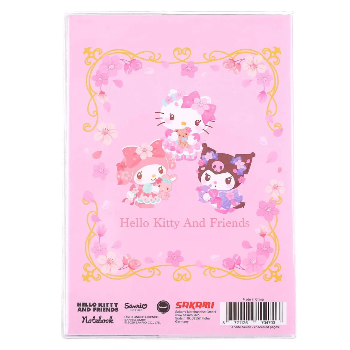 Sanrio Notizbuch Hello Kitty & Friends Sakura Series