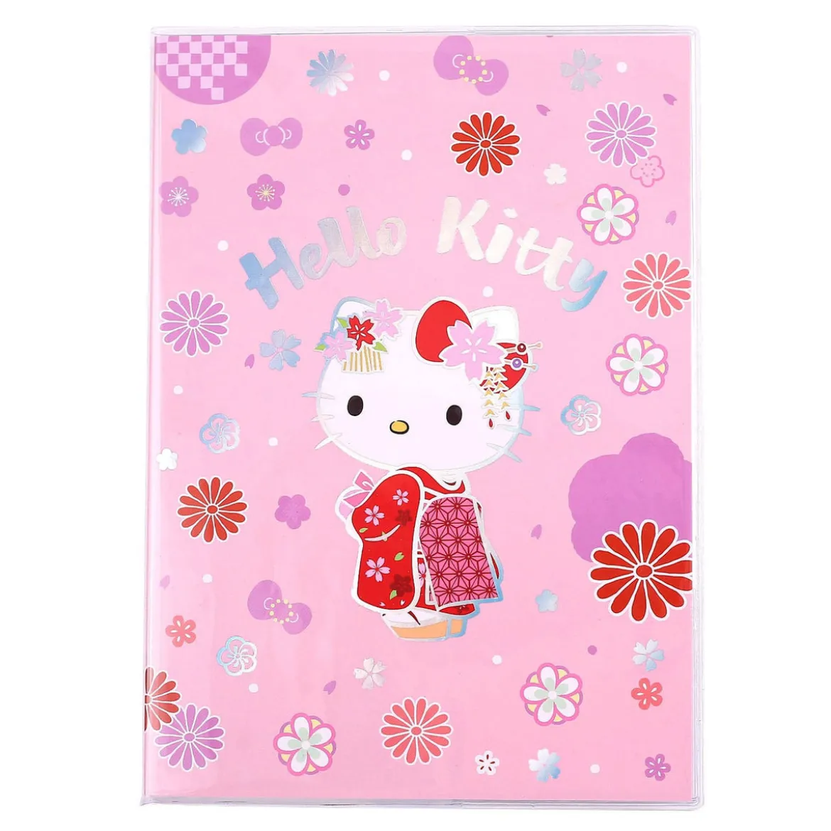 Sanrio Notizbuch Hello Kitty Kimono Holographic Checkered
