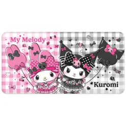 Sanrio Pink Black Party Series XXL Mousepad My Melody & Kuromi