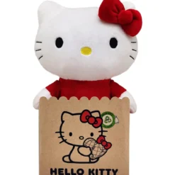 Sanrio Plüschfigur Hello Kitty mit rotem Kleid 24 cm