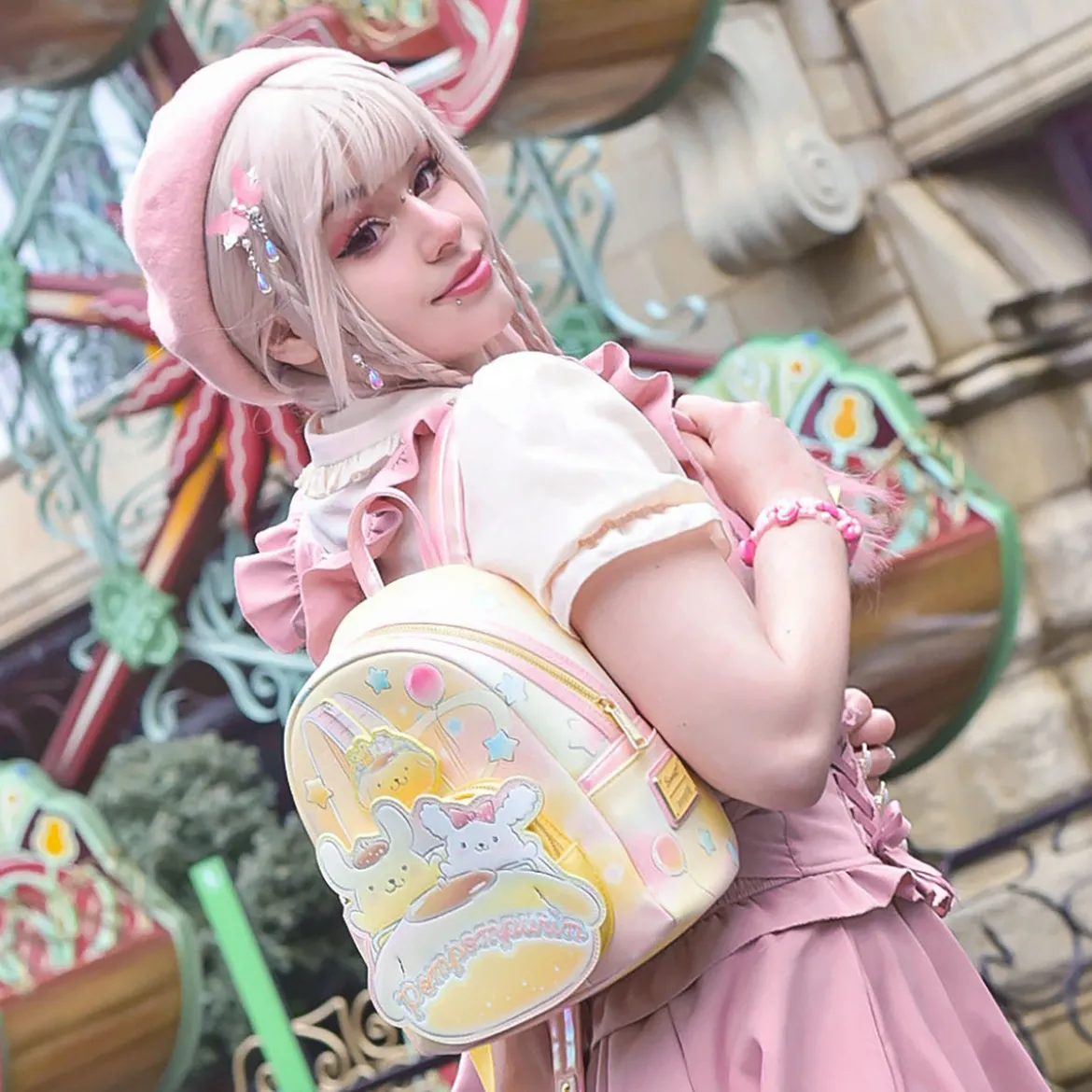 Sanrio - Pompompurin Carnival Mini Rucksack gelb