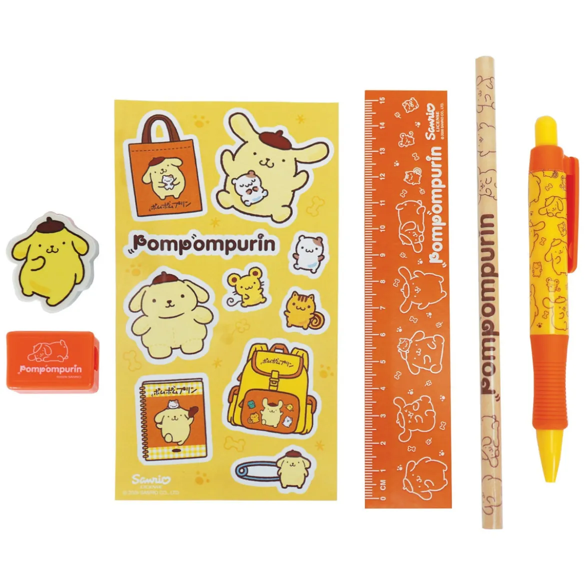 Sanrio Schreibset 6er-Pack Pompompurin