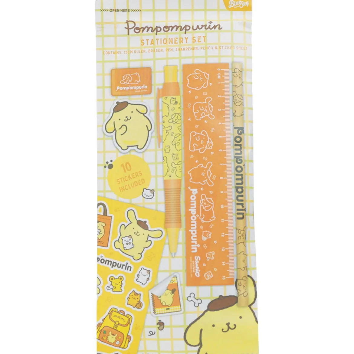Sanrio Schreibset 6er-Pack Pompompurin
