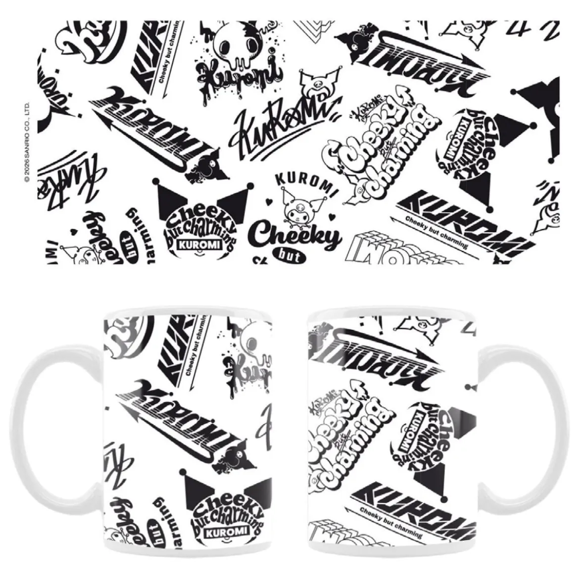 Sanrio Tasse Kuromi Street logos