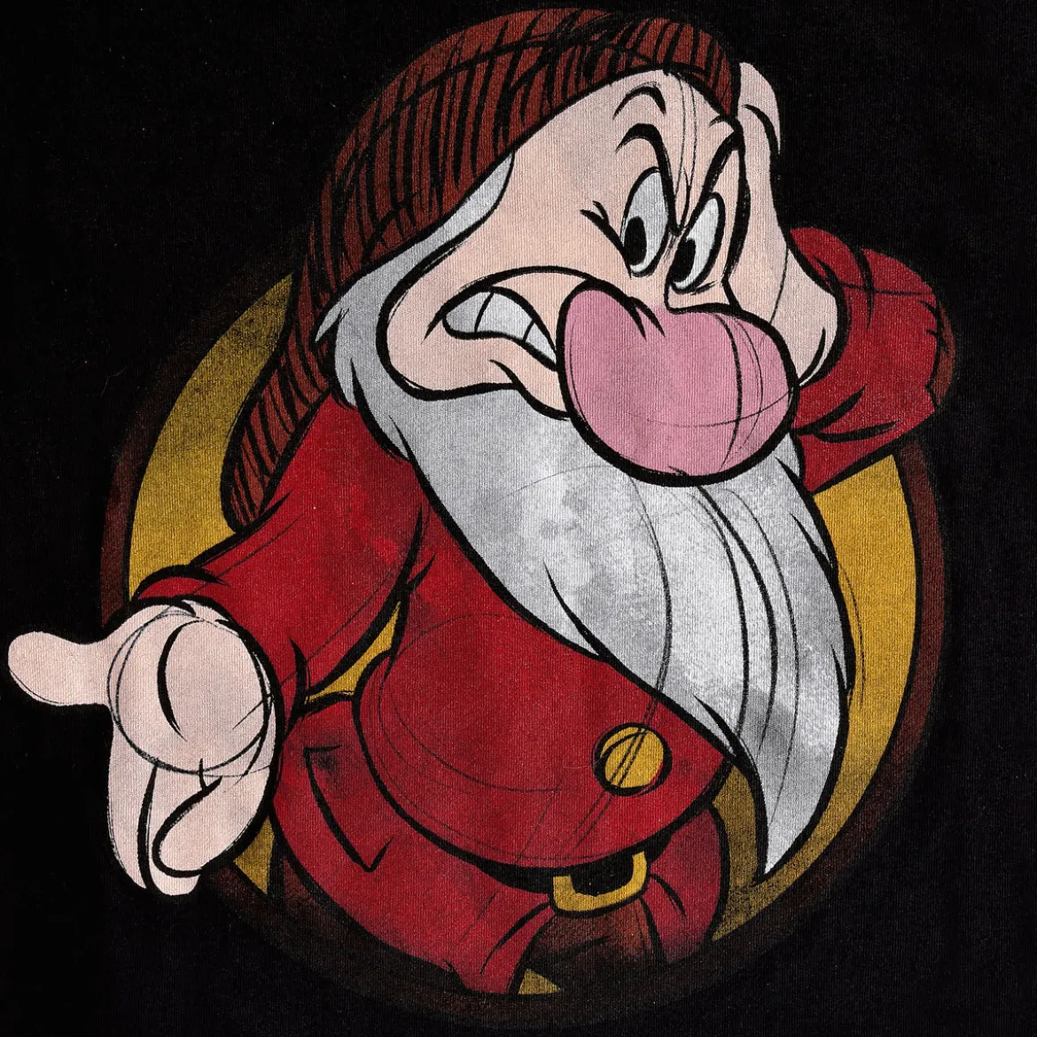 Schneewittchen - Brummbär T-Shirt Damen schwarz