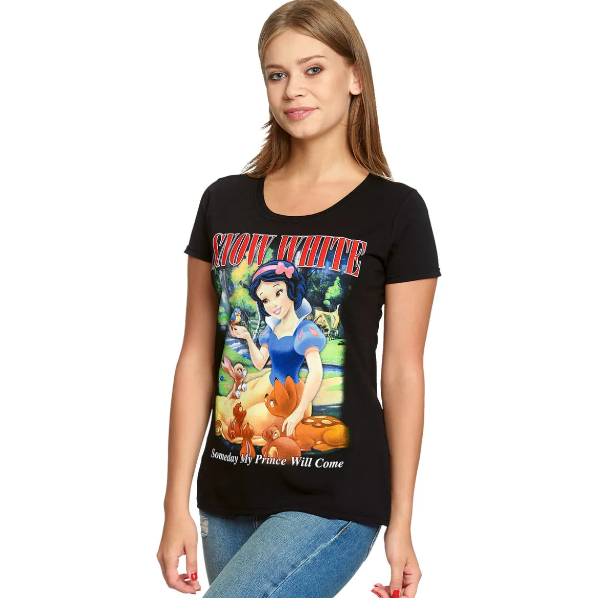 Schneewittchen - My Prince Will Come T-Shirt Damen schwarz