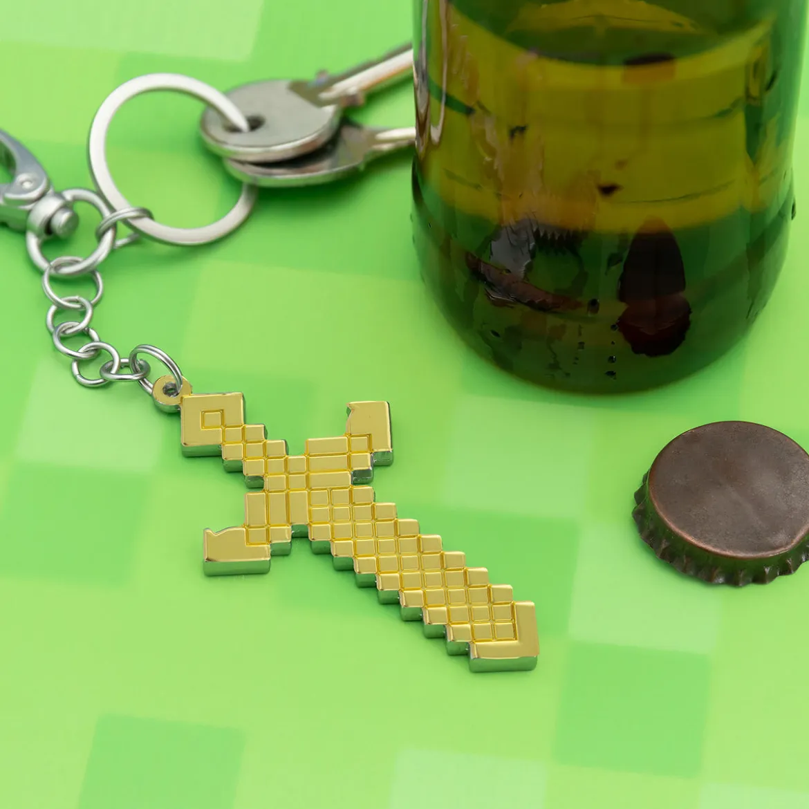 Schwert Flaschenöffner und Schlüsselanhänger - Minecraft